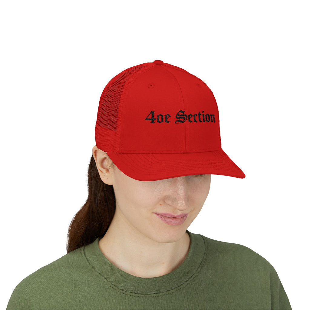 Snapback Trucker Cap 4oe Section