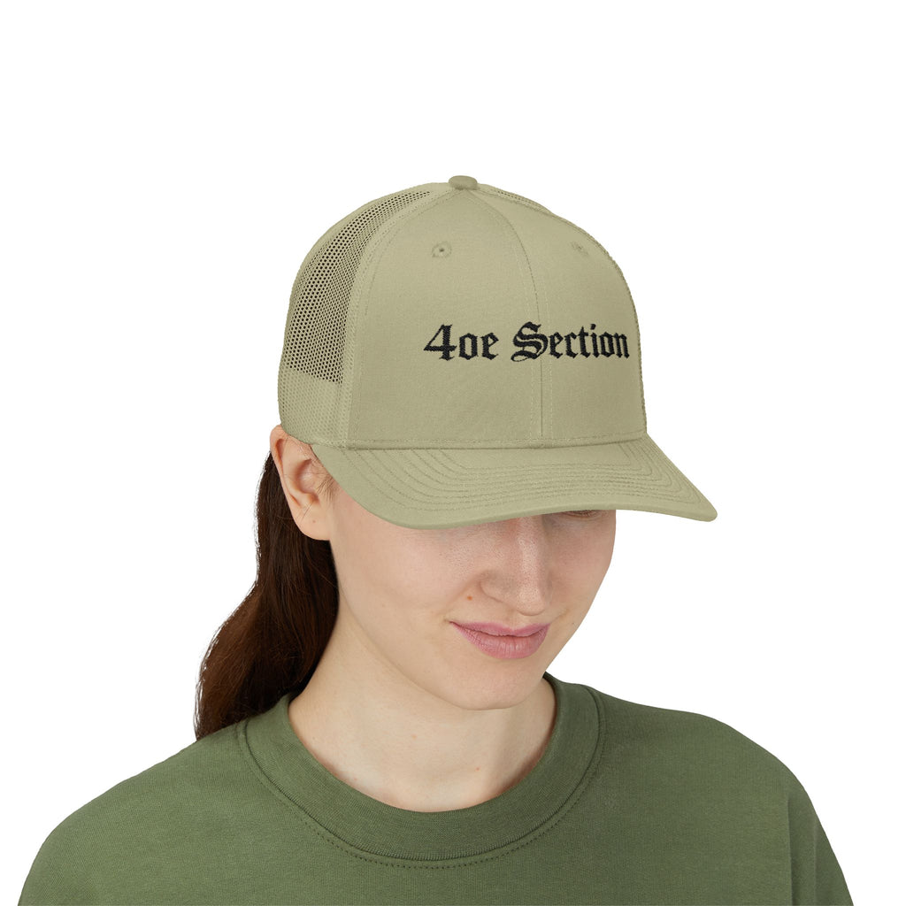 Snapback Trucker Cap 4oe Section